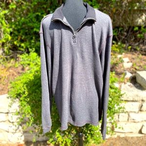Gray, long sleeve Polo, size XL